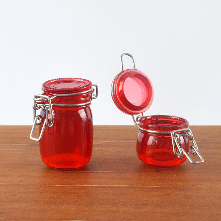 Wholesale 6 points doll house BJD miniature transparent storage tank simulation scene plastic bottle sealed tank storage tank model